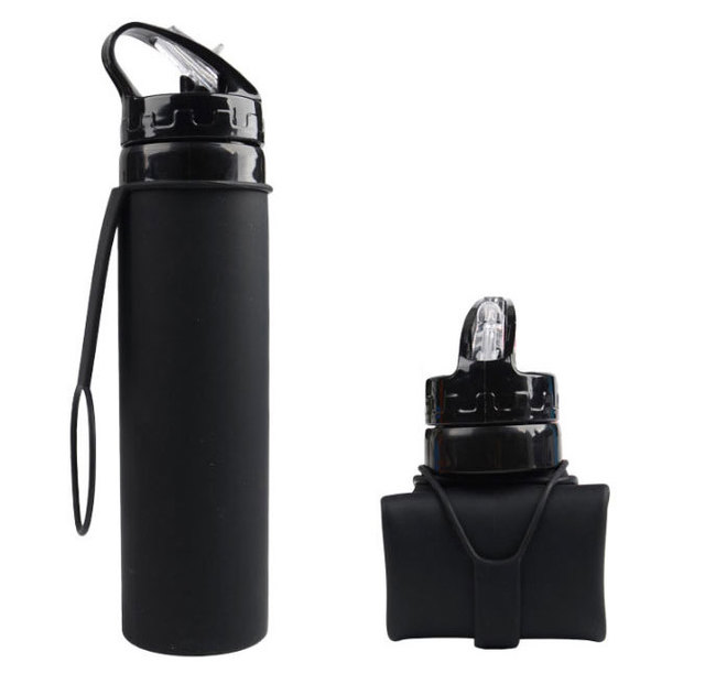 Silicone Sports Water Bottle for Outdoor Activities