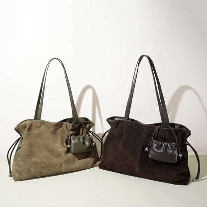 Cortical Women's Spliced Casual Crossbody Bag