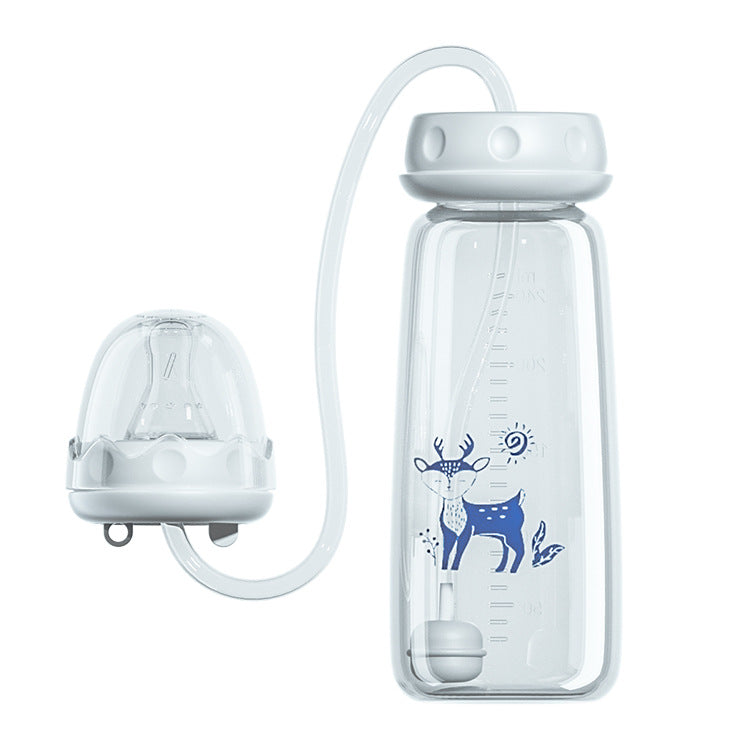 Baby Hand-free Standard Diameter 240ml Feeding Bottle