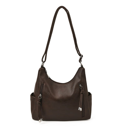 Womens Retro-Style Fashionable Casual High-Capacity Crossbody Bag