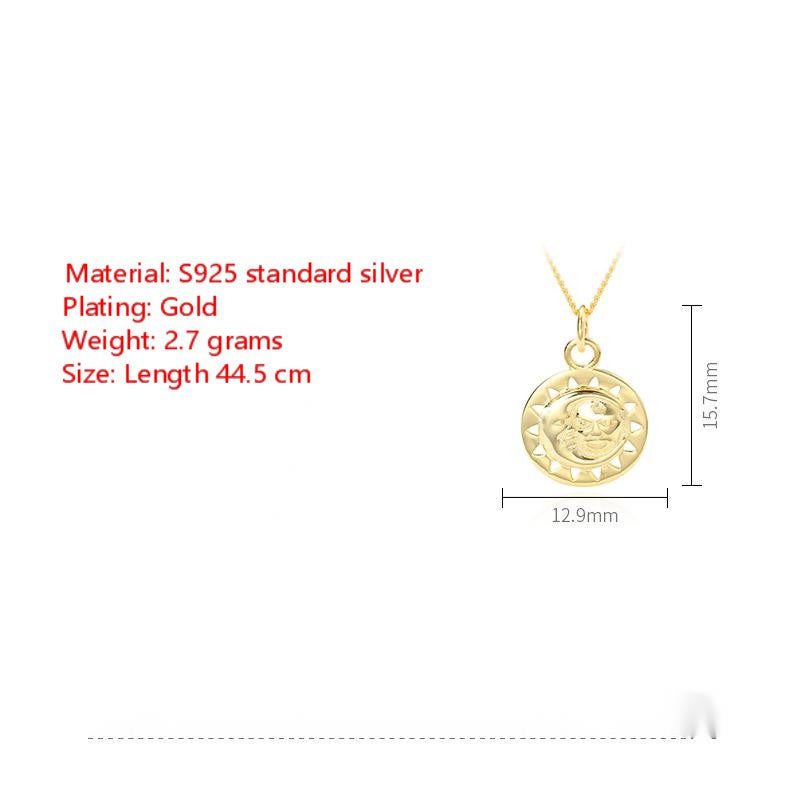 S925 sterling silver clavicle chain