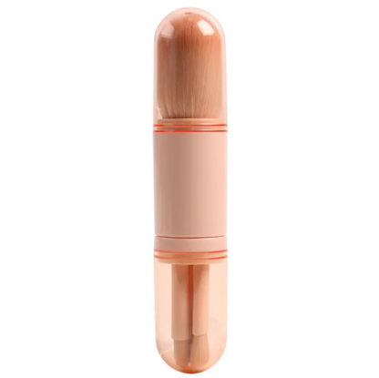 4-in-1 Retractable Portable Makeup Brush