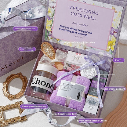 International Women's Day Gift Goddess Bridesmaid Wedding High-end Practical Birthday Gift Box Wedding Guest Gift
