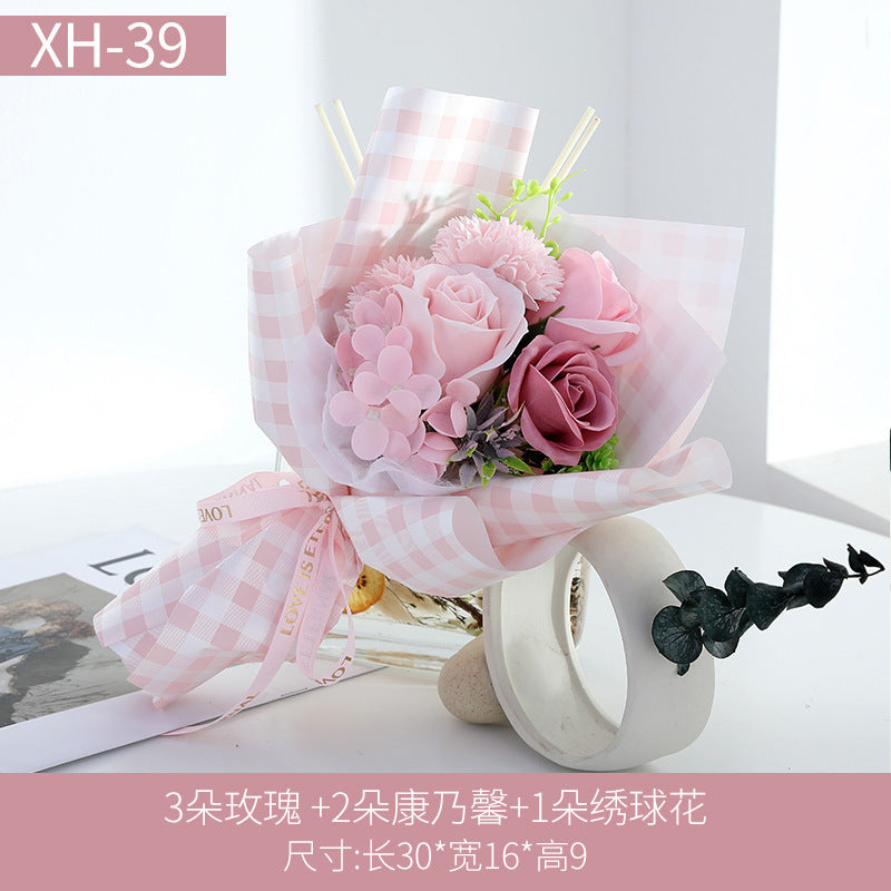 Eternal Rose Soap Flower Gift for Mother's Day and Birthdays