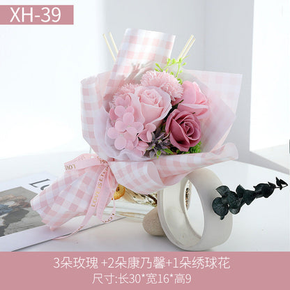 Eternal Rose Soap Flower Gift for Mother's Day and Birthdays