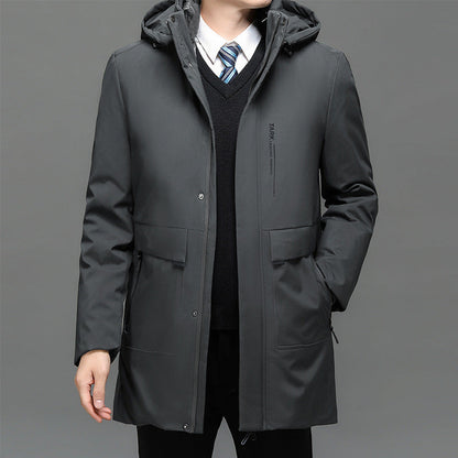 Men's Thickened Detachable Liner Thermal Cotton Padded Jacket