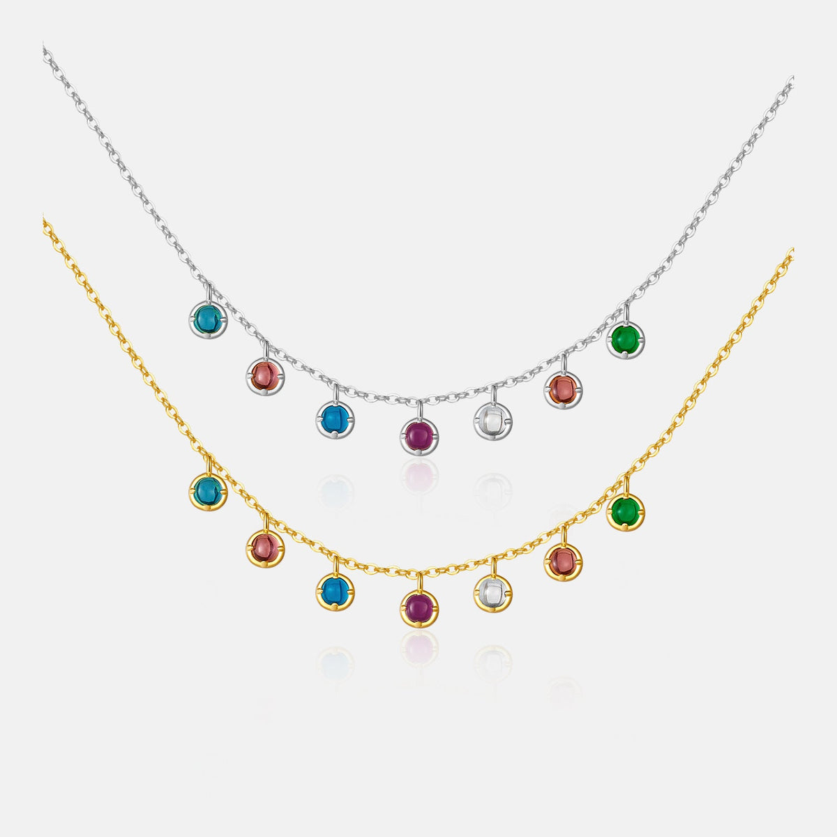 S925 Sterling Silver Necklace Women's Diamond