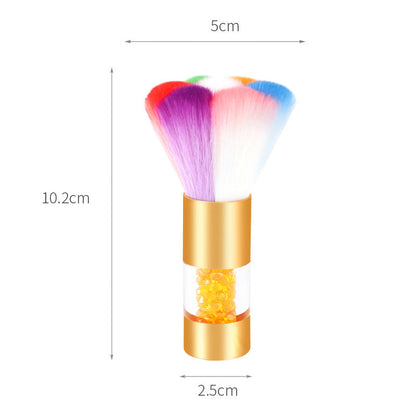 Golden Multifunctional Soft Makeup Brush for Nails