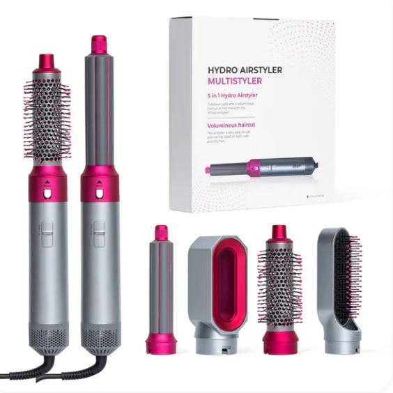AirStyler 5-in-1 Hair Dryer and Curling Brush Set