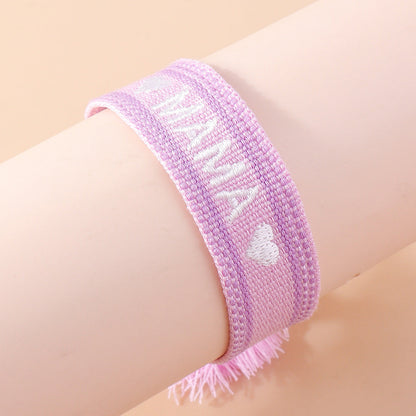 Mother's Day Woven Bracelet Commemorative Gift Strap