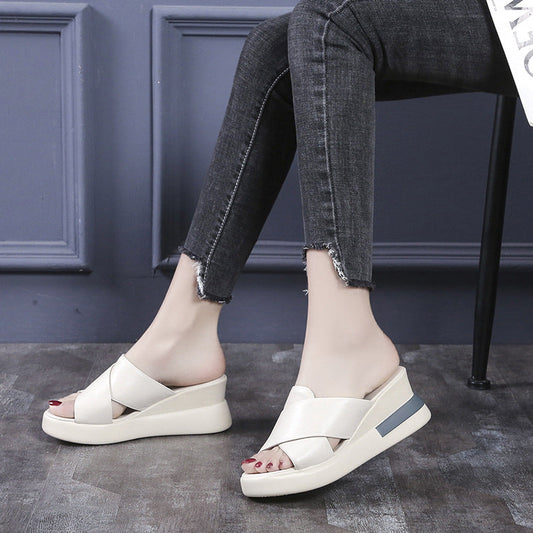 Platform Platform Wedge Fashion High Heel Sandals Women's