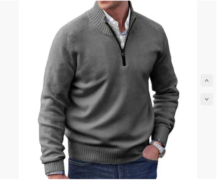 European And American Men's Wool Warm Sweater