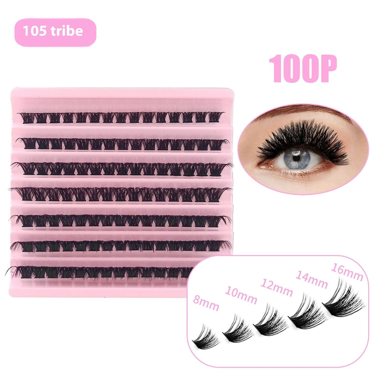 5D Messy 40p 60p Thick Hot Melt False Eyelashes