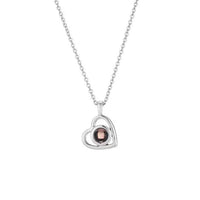 Languages Necklace Female S925 Silver