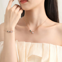 S925 Sterling Silver Rose Gold Bracelet