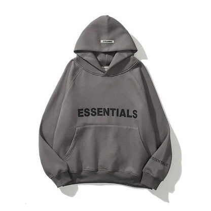 Essentials Hoodie Women and Men Reflective Letters