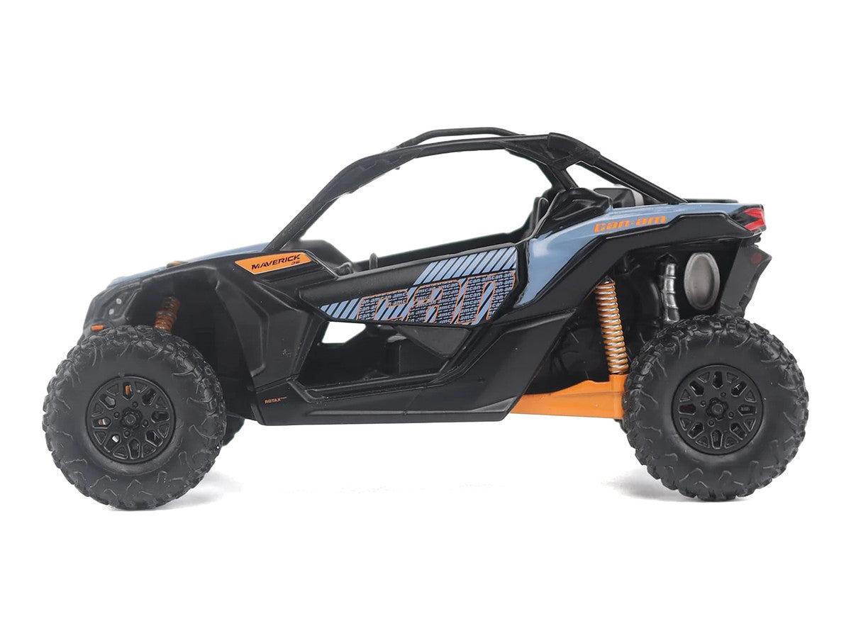 Can-Am Maverick X3 DS Turbo Blue and Orange 1/32 Diecast Model by BRP Models