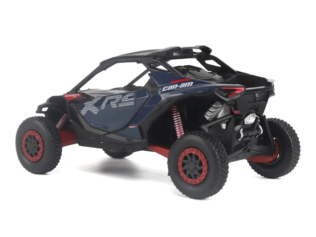 Can-Am Maverick R X RS with Smart-Shox Dark Blue and Red 1/32 Diecast Model by BRP Models