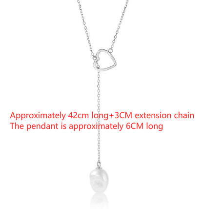 S925 Natural Freshwater Pearl Necklace