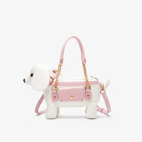 Cute Teddy Dog Shaped Crossbody Bag