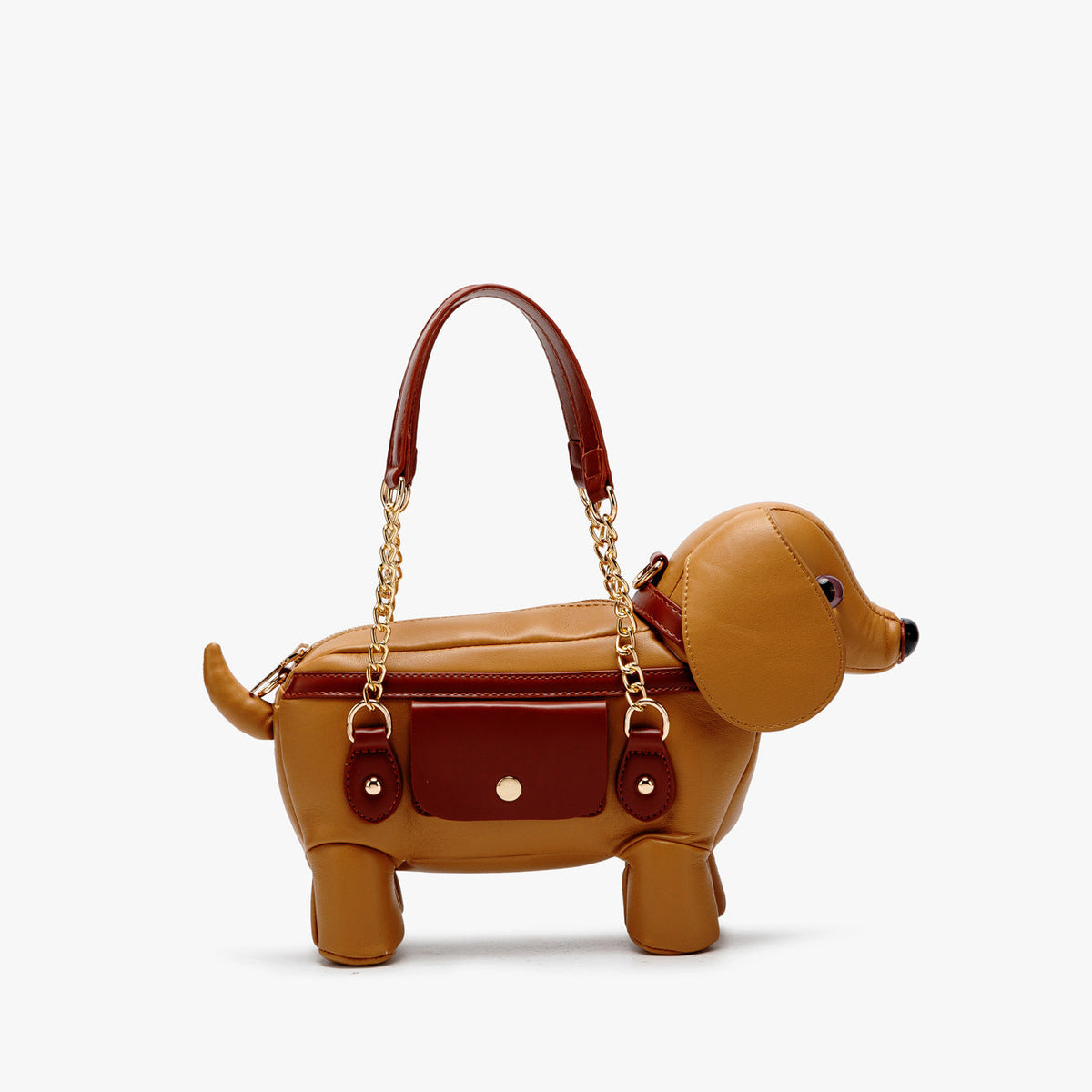 Cute Teddy Dog Shaped Crossbody Bag