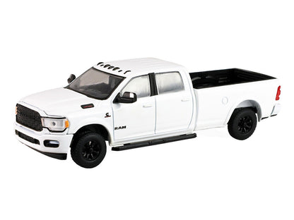2023 Ram 2500 Bighorn Pickup Truck White "Auto Mall" Series 8 1/64 Diecast Model Car by Greenlight