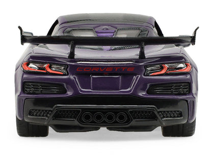 2025 Chevrolet Corvette ZR1 Hysteria Purple Metallic with Carbon Top "Auto Mall" Series 8 1/64 Diecast Model Car by Greenlight