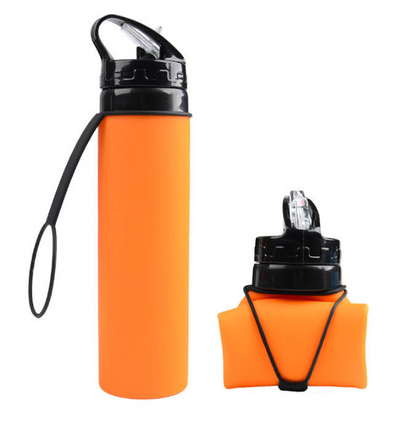 Silicone Sports Water Bottle for Outdoor Activities