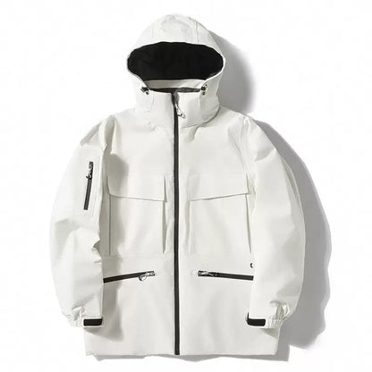 New Ski Suit Men's Winter Thicken Thermal Hooded Jacket