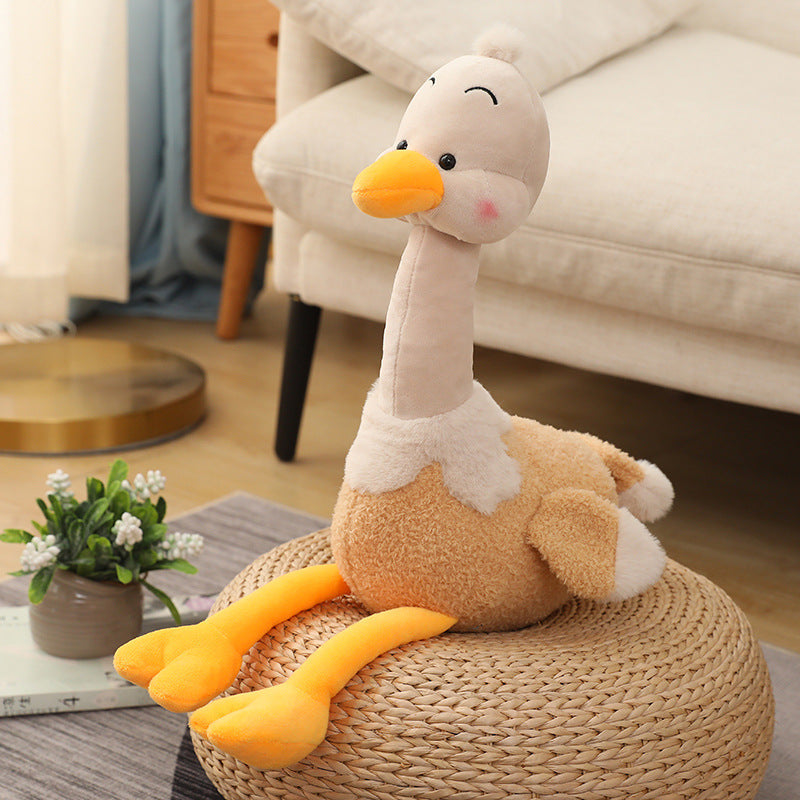 A Girl's Heart Flamingo Plush Toy Ugly Cute Duck Doll