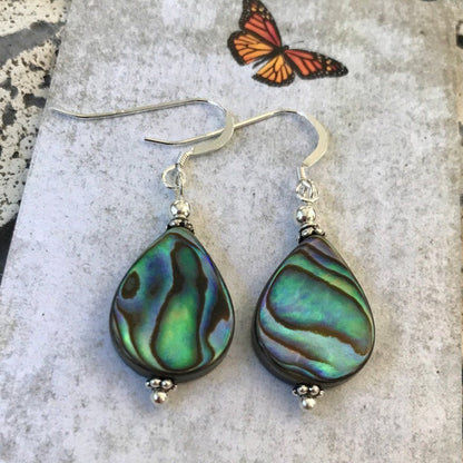 Female Fashion Creative Abalone Shell Water Drop Earrings