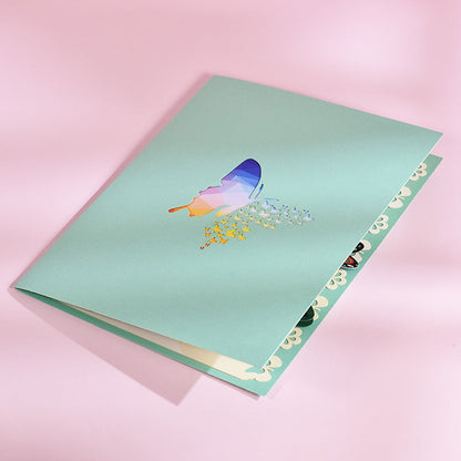 Butterfly Pop-Up Greeting Cards for Mother's Day Gift