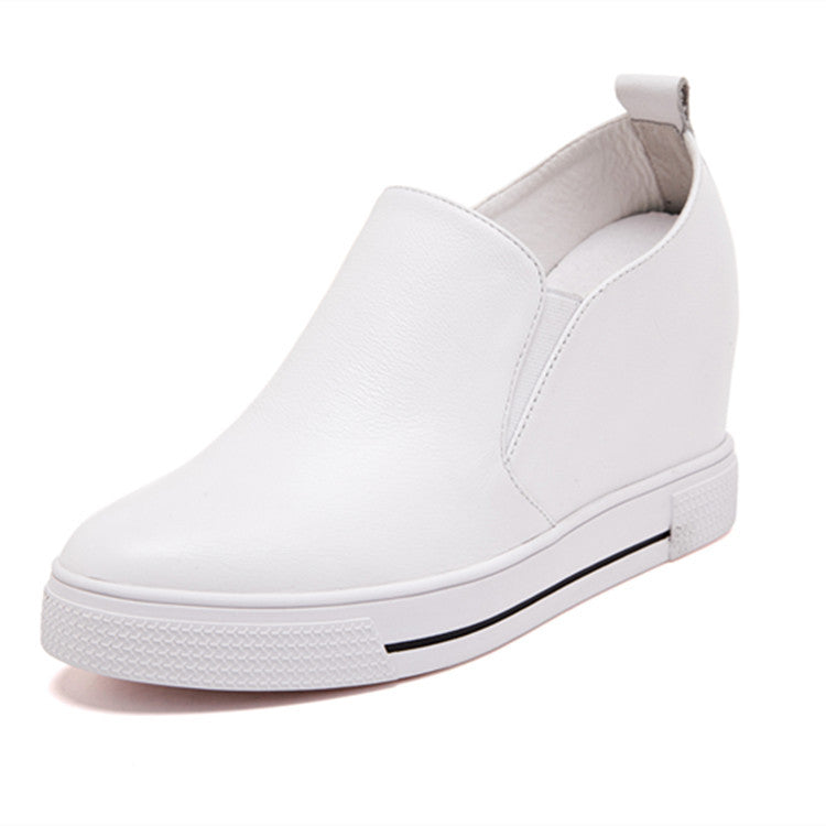 Elevated Slip-On Women's Thick Sole Shoes