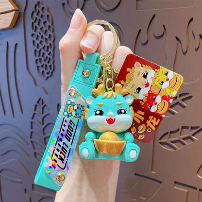 Creative Fashion Small Dragon New Year Keychain Pendant