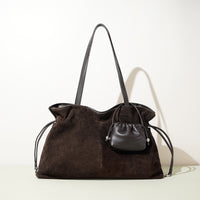 Cortical Women's Spliced Casual Crossbody Bag