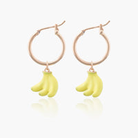 Fruit Banana Earrings S925 Silver Post