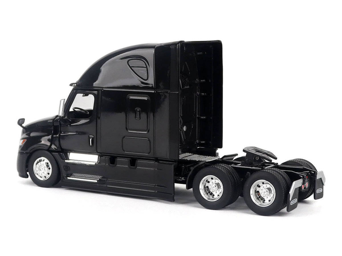 2025 Freightliner Cascadia Gen-5 Sleeper Cab Truck Tractor Night-Shift Black "Transport Series" 1/50 Diecast Model by Diecast Masters