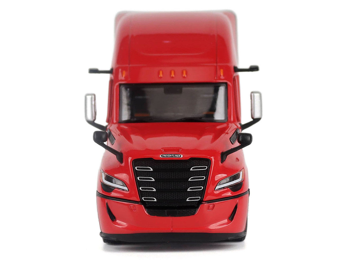 2025 Freightliner Cascadia Gen-5 Sleeper Cab Truck Tractor Red "Transport Series" 1/50 Diecast Model by Diecast Masters