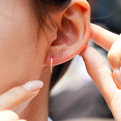 S925 Silver Moissanite Stud Earrings
