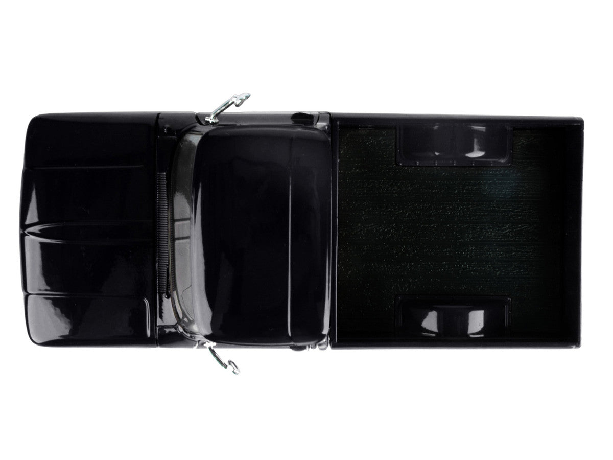 1966 Chevrolet C10 Fleetside Pickup Truck Black "Maxx Design" "Timeless Legends" Series 1/24 Diecast Model Car by Motormax