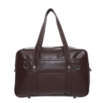 PU Uniform Bag, JK Large Handbag, School Bag With A Campus-supplied Feel, Japanese-style Female High School Student Bag, Unisex Shoulder Briefcase