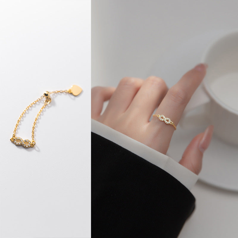 S925 Silver Ring Simple Graceful  Jewelry