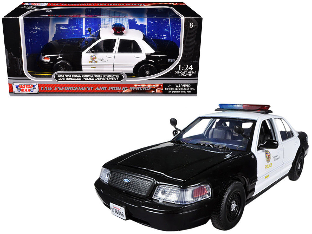 2010 Ford Crown Victoria LAPD Los Angeles Police Department Car 1/24 Diecast Car Model by Motormax