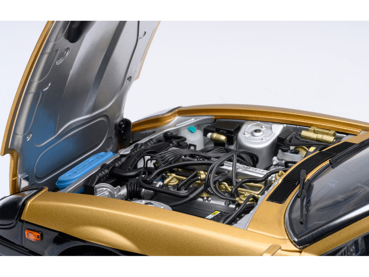 Nissan Fairlady Z (S130) RHD (Right Hand Drive) "Super Z" Gold Metallic and Black "Seibu Keisatsu" (1979-1984) TV Series 1/18 Model Car by Autoart