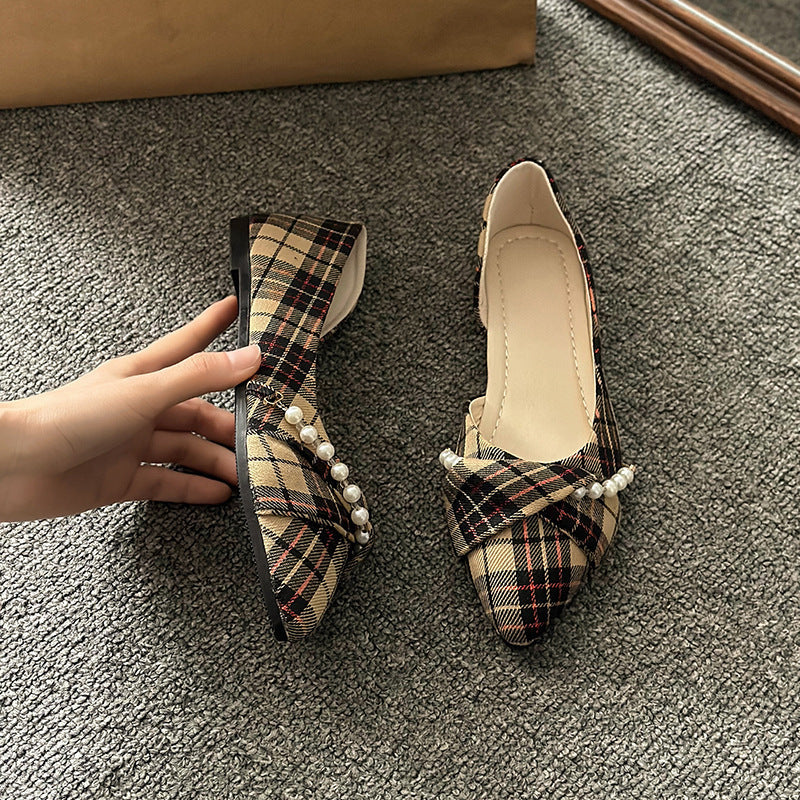 Vintage Beaded Knot Heels