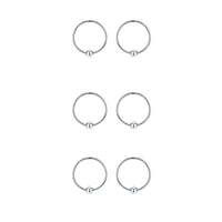 Hypoallergenic Sterling Silver Cartilage Dainty Thin Small Huggie Hoop Earring For Women