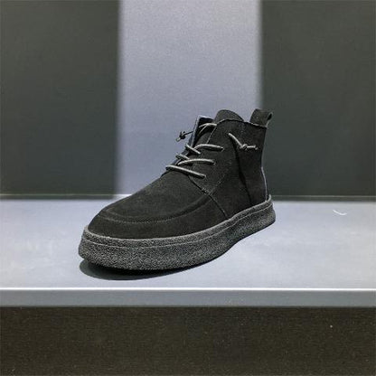Trendy Casual High-Top Thick Sole Shoes