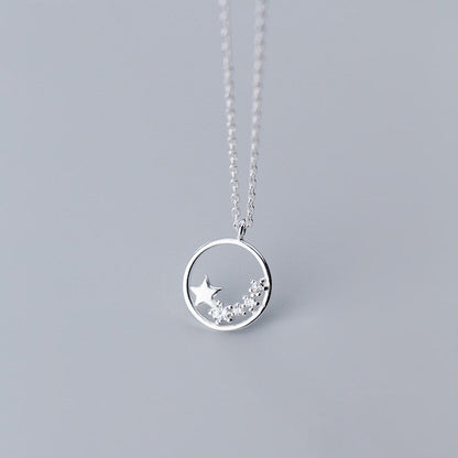 Starry Hollow S925 Silver Necklace