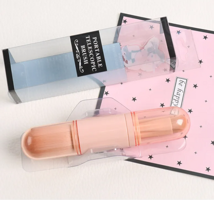4-in-1 Retractable Portable Makeup Brush