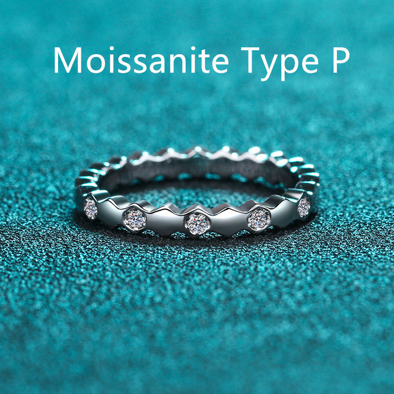 s925 sterling silver diamond wedding ring